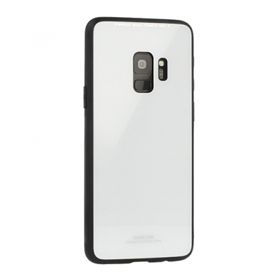 Glass Case Калъф за iPhone 11 6.1/Бял