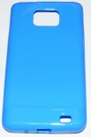 Силиконов гръб ТПУ за Samsung I9100 Galaxy S II Син