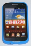 Силиконов гръб ТПУ за Samsung I8160 Galaxy Ace 2 Син