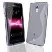 Силиконов гръб ТПУ S-Line за Sony Xperia T Бял
