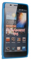 Силиконов гръб ТПУ за Huawei Ascend P6 Син