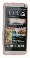 Силиконов гръб ТПУ за HTC One Mini M4 Розов