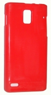 Силиконов гръб ТПУ за Huawei Ascend P1 Червен