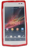 Силиконов гръб ТПУ за Sony Xperia C S39H Червен