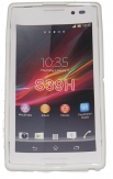 Силиконов гръб ТПУ за Sony Xperia C S39H Бял