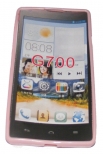 Силиконов гръб ТПУ за Huawei Ascend G700 Розов