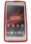 Силиконов гръб ТПУ за Sony Xperia SP M35h Червен