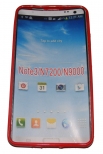 Силиконов гръб ТПУ за Samsung N9000 Galaxy Note 3 Червен