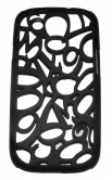 Твърд гръб с цифри за Samsung i8190 Galaxy S3 mini Черен