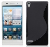 Силиконов гръб S-Line за Huawei Ascend P6 Черен