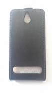 Кожен калъф Flip за Sony Xperia E1 Черен