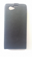 Кожен калъф Flip за Sony Xperia Z1 Compact Черен