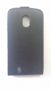 Кожен калъф Flip за ZTE Blade 3 V889M Черен