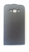Кожен калъф Flip за Samsung G7105 Galaxy Grand 2 Черен