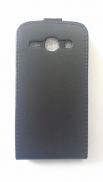 Кожен калъф Flip за Samsung G3500 Galaxy Core Plus Черен