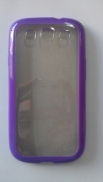 Твърд гръб за Samsung i9300 Galaxy S3 + Протектор Лилав