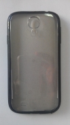 Твърд гръб за Samsung i9500 Galaxy S4 + Протектор Черен