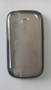 Твърд гръб за Samsung i8190 Galaxy S3 mini + Протектор Черен