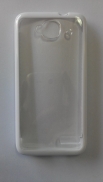 Твърд гръб за Alcatel One Touch Idol mini + Протектор Бял