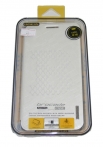 Baseus brocate кожен калъф + стойка за HTC Desire 816 Бял
