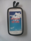Силиконов калъф пиленце за Samsung I8190 Galaxy S3 mini Черен