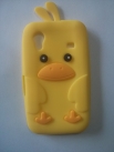 Силиконов калъф пиленце за Samsung S5830 Galaxy Ace Жълт