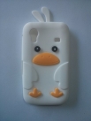 Силиконов калъф пиленце за Samsung S5830 Galaxy Ace Бял