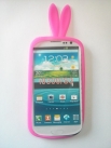 Силиконов калъф с уши за Samsung i9300 Galaxy S3 Розов