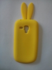Силиконов калъф с уши за Samsung i8190 Galaxy S3 mini Жълт