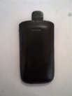 Черен калъф за Nokia E72 от естествена кожа