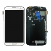 Дисплей + тъч + Рамка за Samsung N7100 Galaxy Note 2 Бял 
