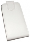 Калъф тип тефтер за Alcatel One Touch POP C5 Бял