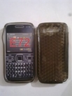 Черен силиконов гръб за Nokia E72