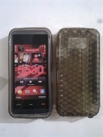 Черен силиконов гръб за Nokia 5530
