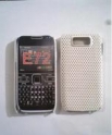 Твърд силиконов бял гръб за Nokia E72