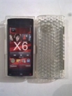 Бял силиконов гръб за Nokia X6