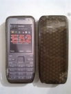 Черен силиконов гръб за Nokia E52