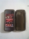 Черен силиконов гръб за Nokia 5230