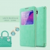 BASEUS Terse Leather кожен калъф тип тефтер за Samsung N910 Galaxy Note 4 Зелен