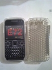 Бял силиконов гръб за Nokia E72