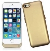 Батерия -калъф за Apple iPhone 5/5S Gold 2400mAh 