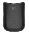 Черен кожен калъф за BlackBerry 8300