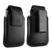 Черен кожен калъф за BlackBerry 9500