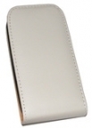 Кожен калъф Flip за LG L Fino D290 Бял