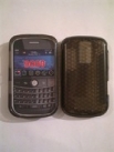 Черен силиконов гръб за BlackBerry 9000