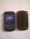 Черен силиконов гръб за BlackBerry 8520