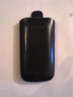 Черен калъф за SonyEricsson Vivaz от естествена кожа