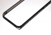 Метален бъмпер Циркони за Apple iPhone 5/5S Черен 