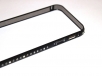 Метален бъмпер Циркони за Apple iPhone 5/5S Черен 