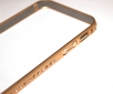 Метален бъмпер Циркони за Apple iPhone 5/5S Златист
